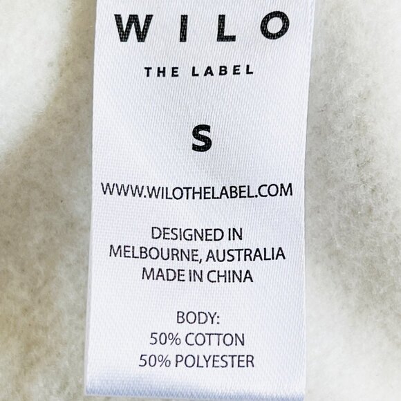 Wilo Women's Long Sleeve Fleece Crew Grey Sweatshirt Size Small Club Running NWT - Picture 7 of 11